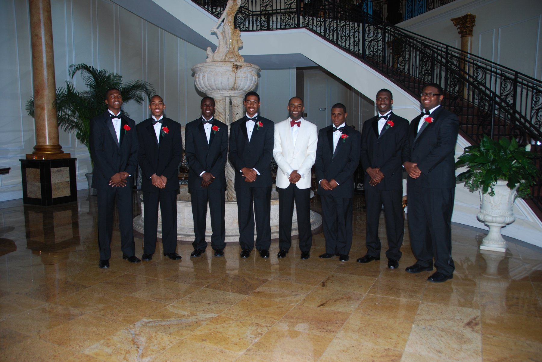 Class of 2010 Beaux group portrait